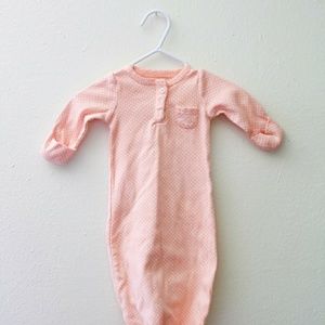 Carter's 3 set infant sleeper gowns